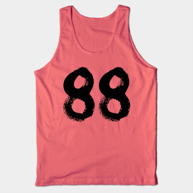 Number 88 Tank Top by Erena Samohai